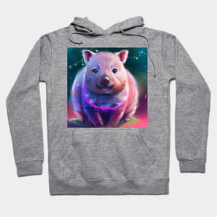 Cute Wombat Drawing Hoodie